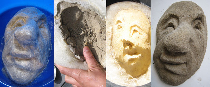 sand cement experiment
