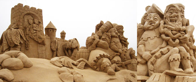 Sandsculpture Texel 2009